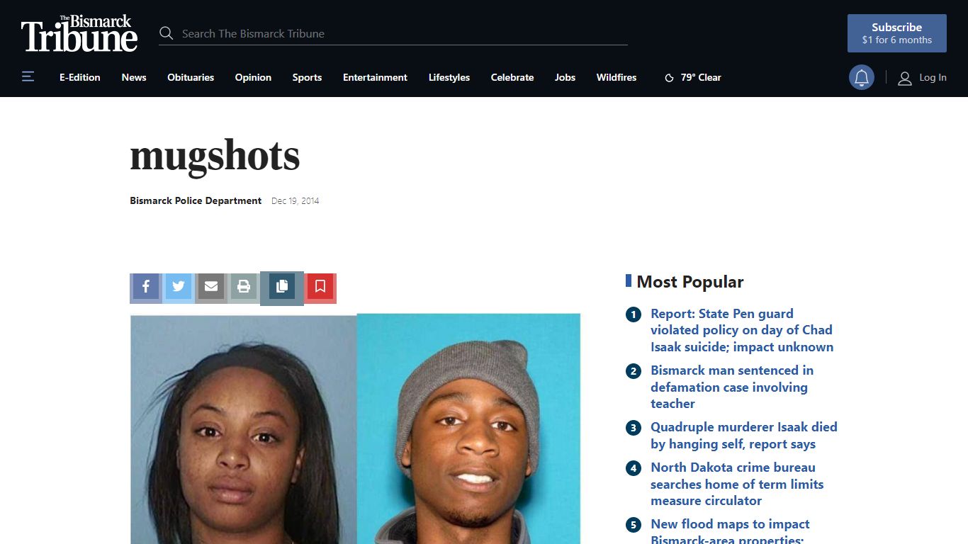 mugshots | | bismarcktribune.com